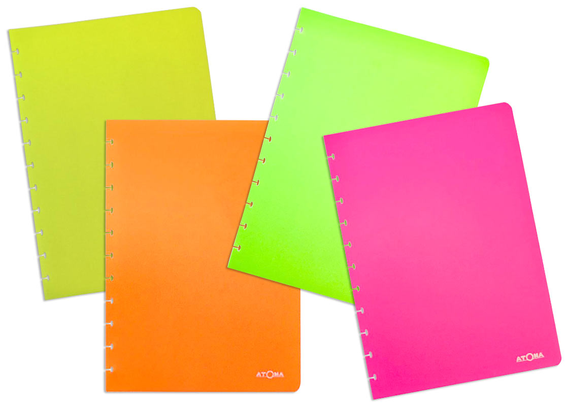 Capas Atoma Neon - A4 1 Capas Atoma Neon - A4 2